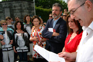 Commemoration at the Garden of Remembrance in Dublin