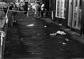 The scene of the killing of Patrick McKenna