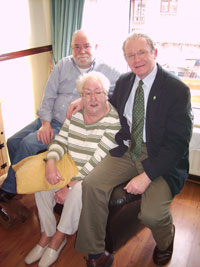 Jim and Eileen Collins with Martin McGuinness