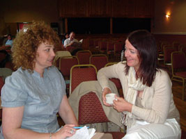 Caral Ní Chuilin and Bronwyn McGahon