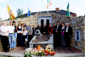 Members of Kieran Doherty’s family from Andersonstown, including his brother Terence and his sister Mairéad, joined Cavan Monaghan Sinn Féin TD Caoimhghín Ó Caoláin and other party members from across West Cavan followin