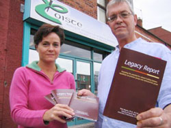 Mick Beyers, PNB Outreach Development Officer with Coiste and Mike Ritchie, Coiste’s Director