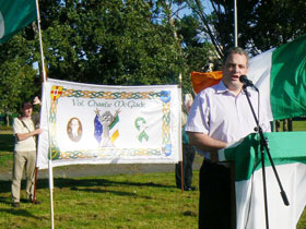 Aengus Ó Snodaigh addressing the commemoration