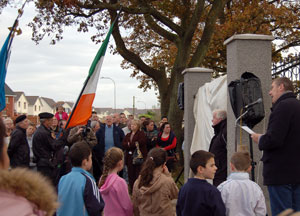 John O’Dowd addressing the commemoration