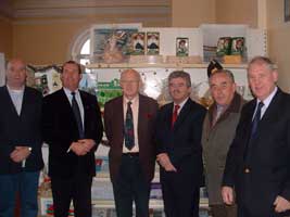 Sinn Féin Councillor Kieran McCarthy, Michael Martin, Chamber of Commerce President Joe Mac Coitir, Arthur Morgan TD, Martin Hallinan and John Sweeney