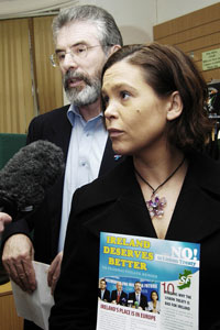 Gerry Adams and Mary Lou McDonald