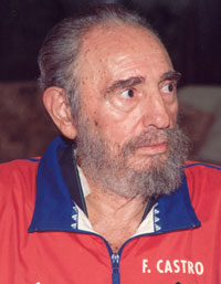 Fidel Castro who has stepped down as President of Cuba