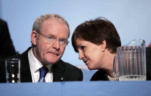 Martin McGuinness and Caitríona Ruane