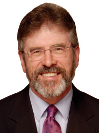 Sinn Féin President Gerry Adams