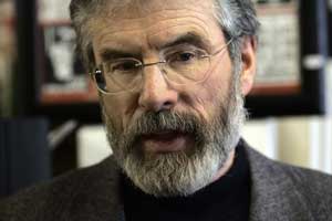 Sinn Féin President Gerry Adams