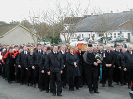 HONOUR AND RESPECT: The massive attendance at her funeral reflected the esteem in which Joan and her family are held both locally and nationally