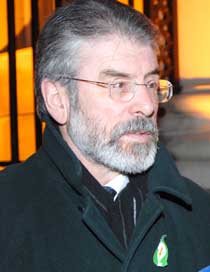 Sinn Féin President Gerry Adams