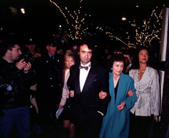 FILM: Sarah Conlon with her son Gerry at the premier of In the Name of the Father in Dublin in 1993. The film exposed the callous treatment of Giueseppe Conlon in a British prison