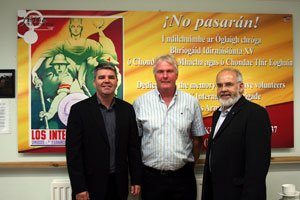 Cathal Boylan, Hugh Owen and Francie Molloy at the Festival
