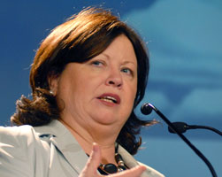 Health Minister Mary Harney