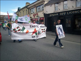 Parade during last year’s Kilkenny Republican Youth Weekend