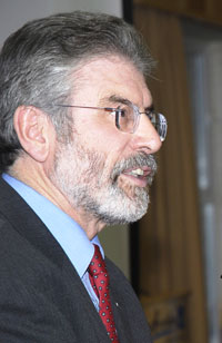 Sinn Féin President Gerry Adams