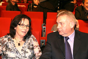 Jennifer McCann and  Bik McFarlane at the prestigious 4 Screens European Film Festival