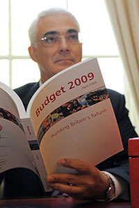 British Chancellor Alastair Darling