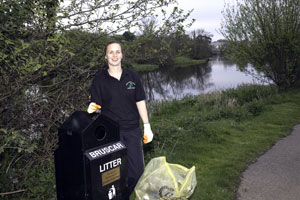 CLEANING UP: Sinn Féin’s Rachel McCarthy