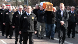 The funeral of John ‘Big Deuce’ McMullan