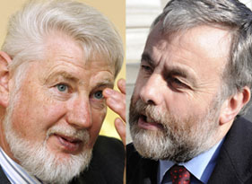 ICTU chief David Begg and SIPTU’s Jack O’Connor