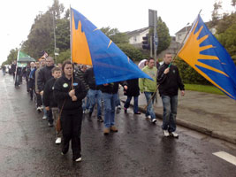 INSPIRED: Republican youngsters lead the commemoration