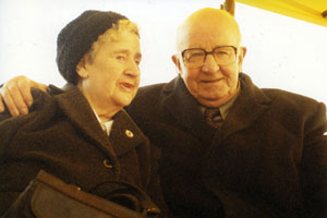 COMRADES: Madge McConville and Joe Cahill