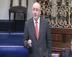 ADJOURNMENT DEBATE: Caoimhghín Ó Caoláin speaking in Leinster House