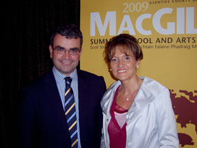 Dara Calleary and Martina Anderson