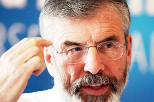 WAY FORWARD: Sinn Féin President Gerry Adams emphasised the importance and significance of meeting