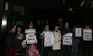 PROTEST: Mountpottinger PSNI barracks surplus to requirements