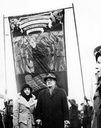 PROUD: Joe Hughes with daughter Noreen