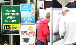 SWING: Fear and age were the resons the Yes vote won the Lisbon Treaty re-run referendum