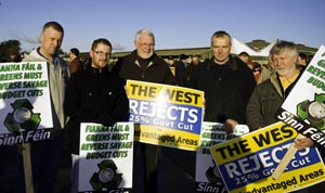 Martin Ferris supporting farmers in Clare