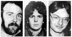 IRA Volunteers Gervaise McKerr, Eugene Toman and Sean Burns