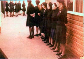 Republican women POWs in Armagh jail