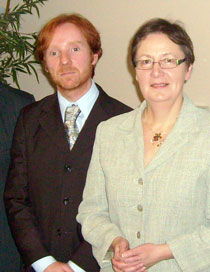 Declan Allison (Friends of the Earth) and Sinn Féin MEP Bairbre de Brún