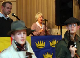 Annie Cahill at Four Martyrs commemoration