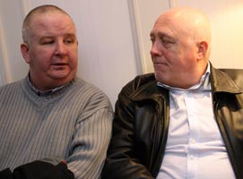 CONVICTIONS OVERTURNED: Charlie McMenamin and Danny Morrison