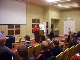 Toiréasa Ferris addresses the Munster conference