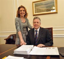 Iris and Peter Robinson were seen as unionism’s golden couple