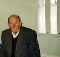 Jack Crowe in the hospital wing while on a tour of Long Kesh