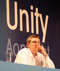 John O’Dowd pictured at the Sinn Féin Ard Fheis