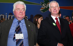 Dublin Sinn Féin’s Larry O’Toole and Seán Crowe