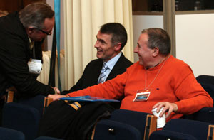 Declan Kearney and Mitchel McLaughlin at the Ard Fheis