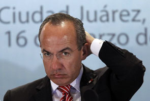 Mexican president Felipe Calderon