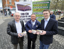 Joe Kelly, Councillor Pat Fitzgerald and Councillor David Cullinane