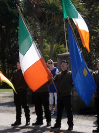 Tralee Town and Kerry County Councillor, Toiréasa Ferris and members of the North Kerry Colour Party