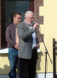 Martin Ferris addressing the commemoration